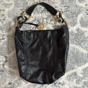 Michael Kors Soft Leather Hobo Shoulder Bag